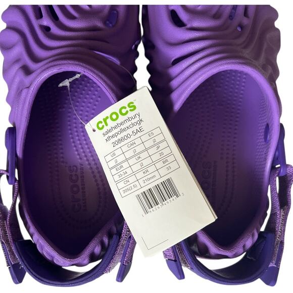 Salehe Bembury X The Pollex Dawn Berry Clog Kids, USJ2/W5/M3 - Picture 11 of 13